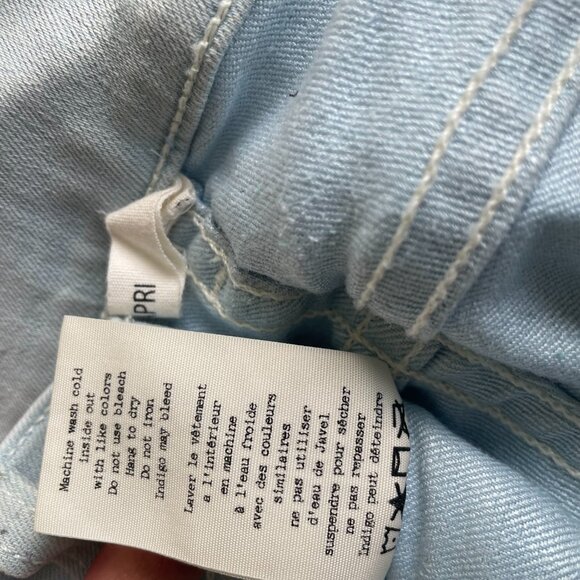 Rag & Bone Capri Skinny Jeans in light wash - Picture 6 of 10